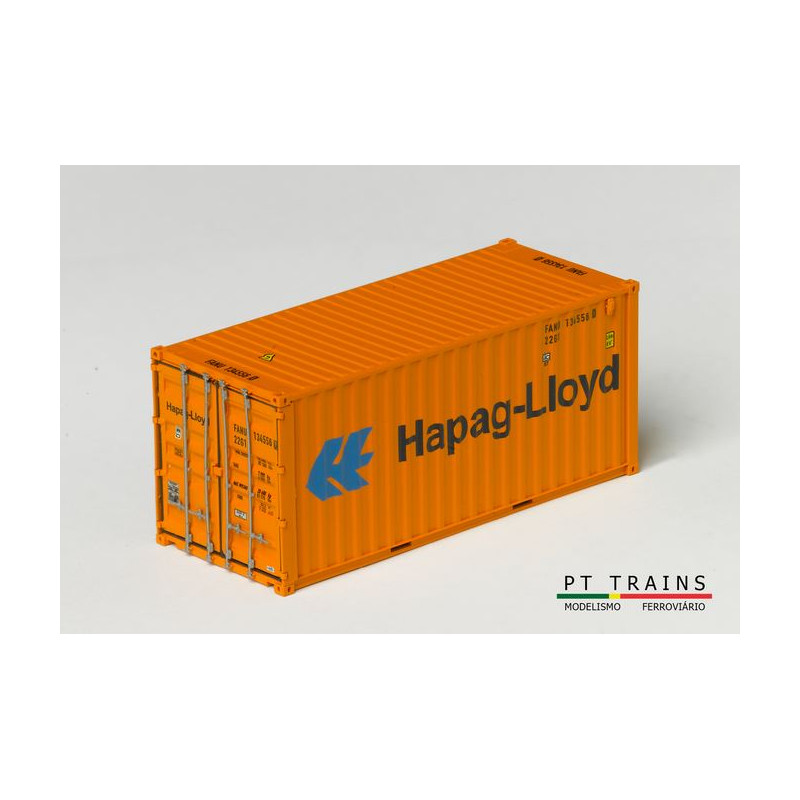 Contenitore DV ''Hapag-Lloyd'' da 20''. PT TRAINS 820018