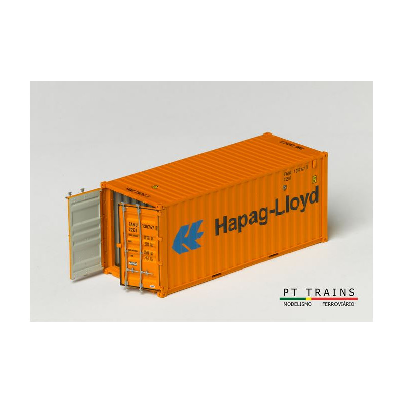 Contenitore DV ''Hapag-Lloyd'' da 20''. PT TRAINS 820018.1