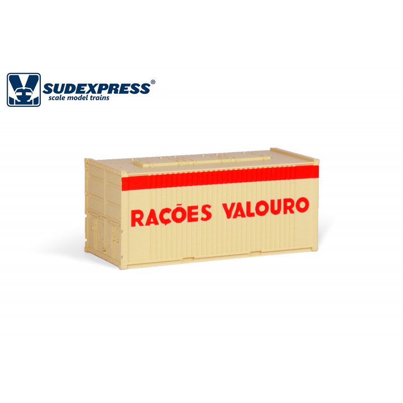 Contenitore RAÇOES VALOURO anni '80 da 20'. SUDEXPRESS S6002