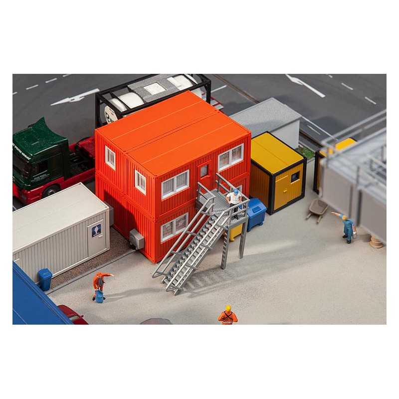 Contenitori per l'edilizia, arance. FALLER 130135