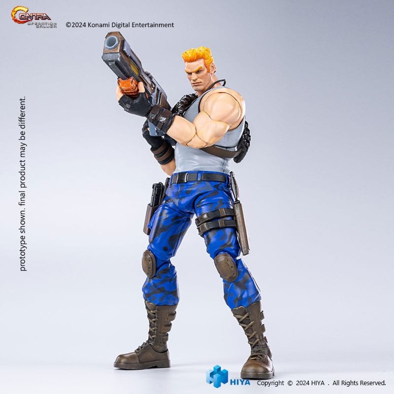Preordine Contra: Operation Galuga Exquisite Basic Action Figure Bill Rizer 16 cm