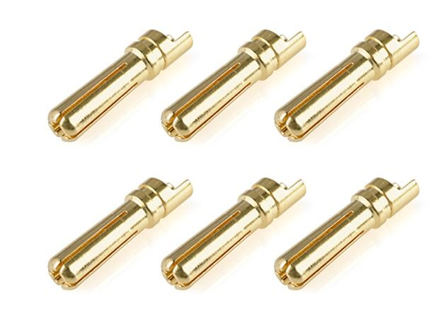 Corally Spina maschio oro 4,0 mm dritta (x6) 50152