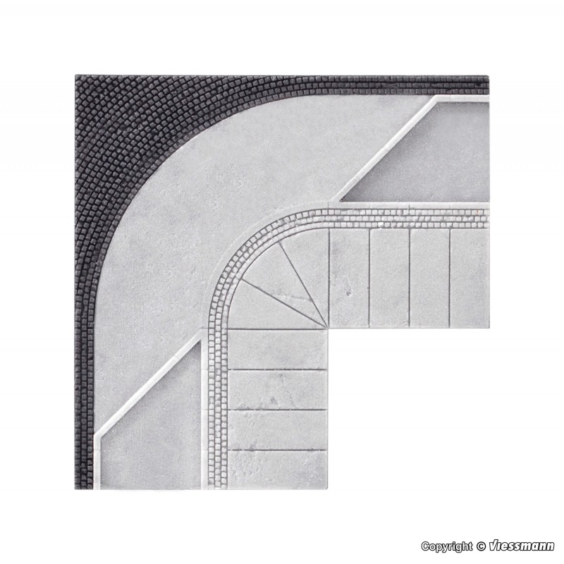 Marciapiede con un angolo di 90º. VOLLMER 48253