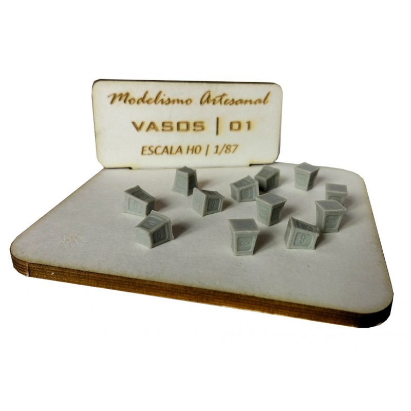 Vasi della stazione CP (x12). MODELISMO ARTESANAL MA_ACCESS_07