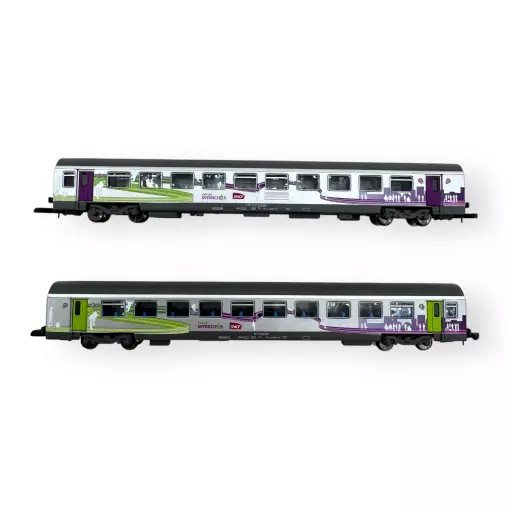 Coffret de deux voitures CORAIL VTU - Azar Models V01-ICP1 - Z 1/220 - SNCF