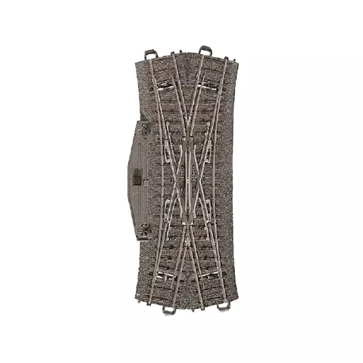 R2 24,3° Doppio incrocio - Märklin 24624 - 188,3 mm - HO 1/87 - Codice 83 - Binario C