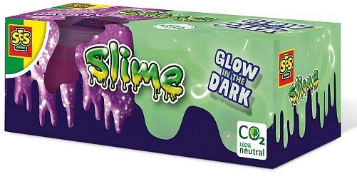 Slime - si illumina al buio, 2 pezzi