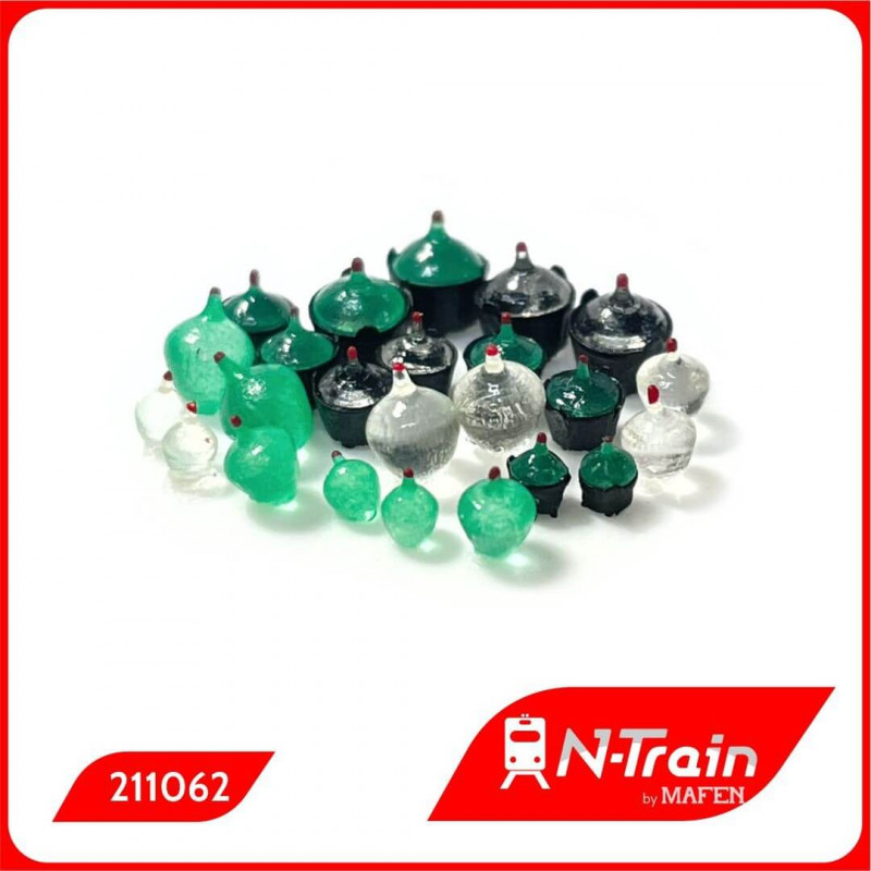 Damigiane in cesti di gomma. N-Train 211062