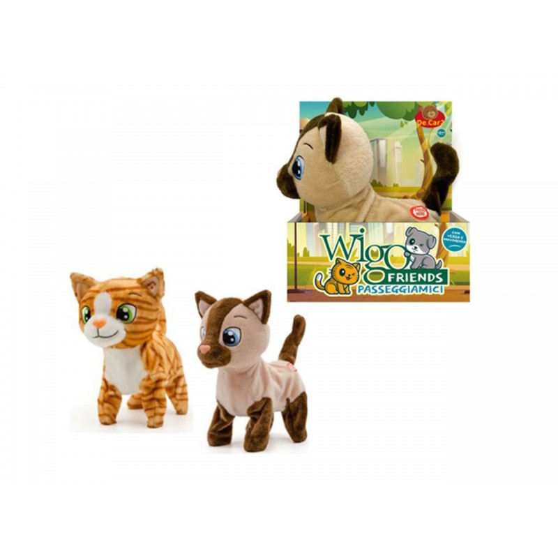 DECAR 2 - Peluche Gatto Cammina e Miagola - 25498