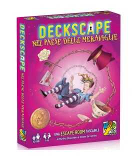 Deckscape - Nel Paese delle Meraviglie: Gioco di Fuga Cooperativo per 1-6 Giocatori, 60 Minuti di Avventura e Deduzione