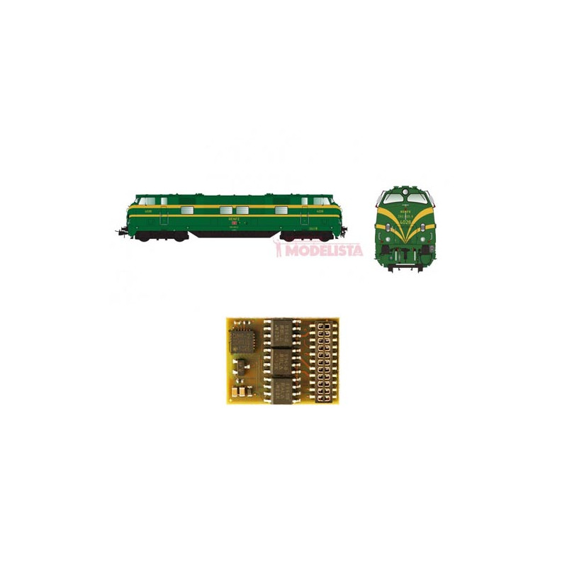 Decoder 21 pin per il 4000 RENFE. DOEHLER HAAS DH21A4000