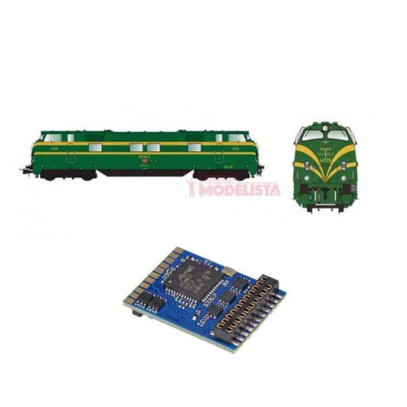 Decoder 21 pin per il 4000 RENFE. ER301/4000