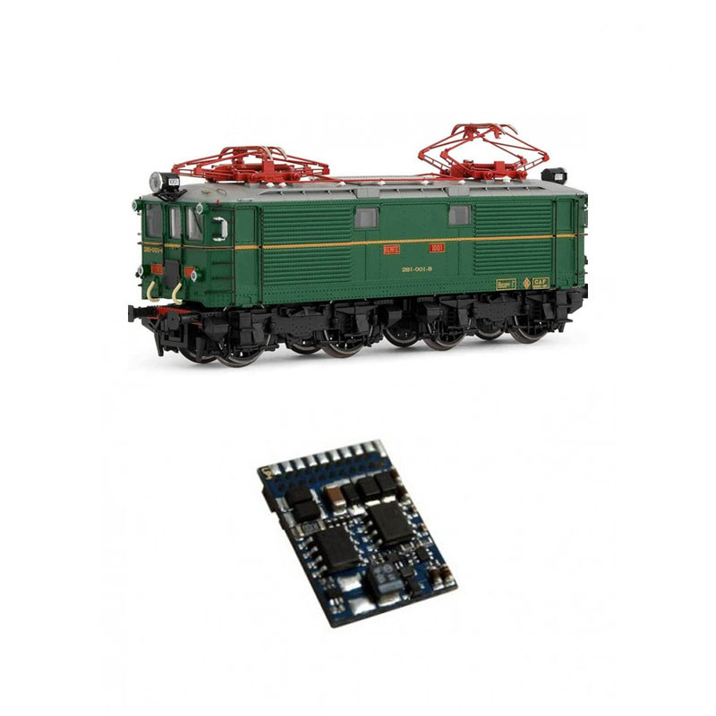 Decoder 21 pin per il RENFE 281. ESU ER301/281