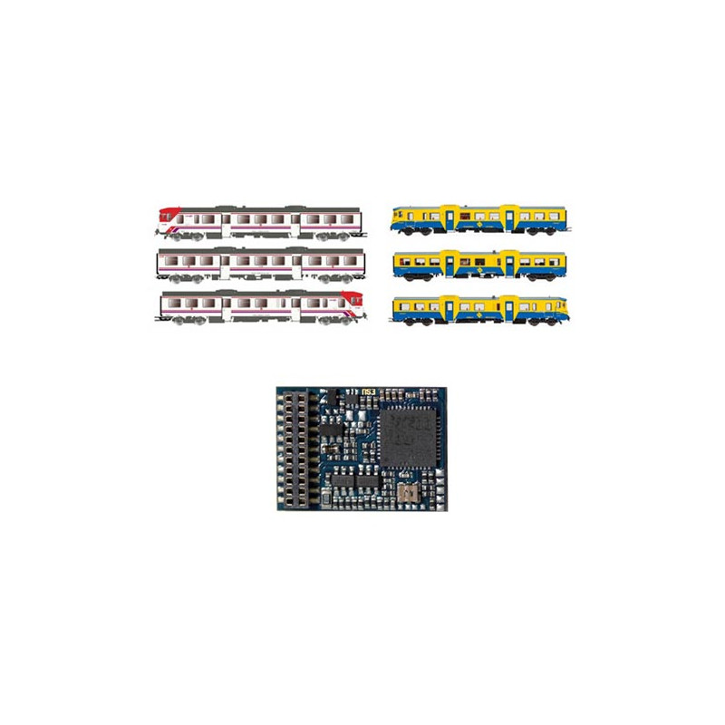 Decoder 21 pin per il RENFE 592. ESU ER301/592