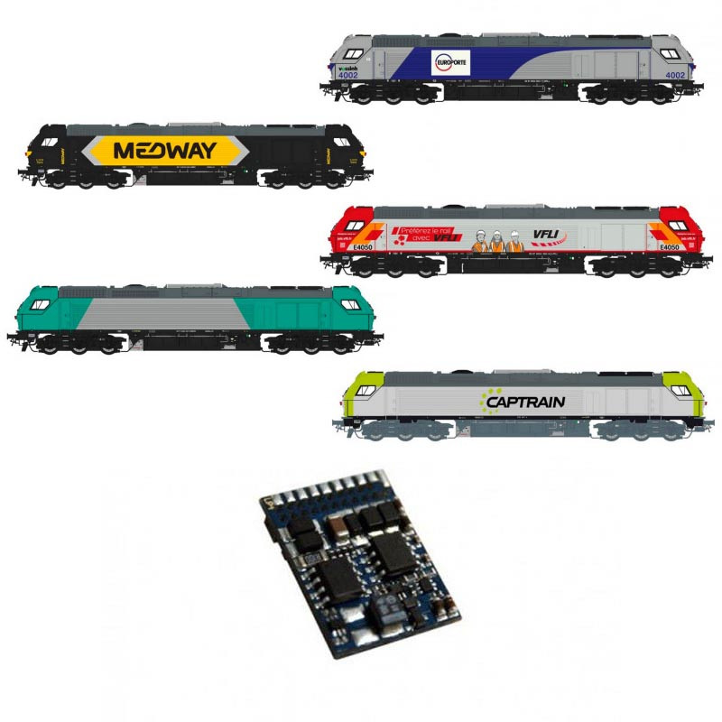 Decoder 21 pin Euro 4000. ESU ER301/Euro4000