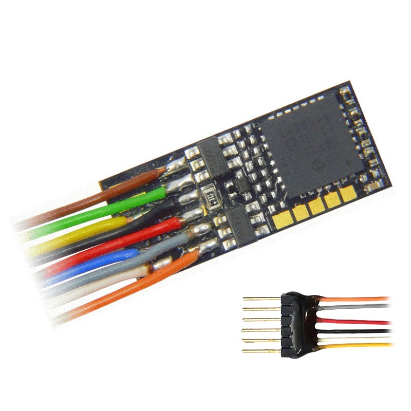 Decoder a 6 pin, 0,8 A. ZIMO MX623F