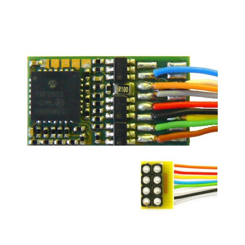 Decoder a 8 pin, 1A. Sei funzioni. ZIMO MX630R