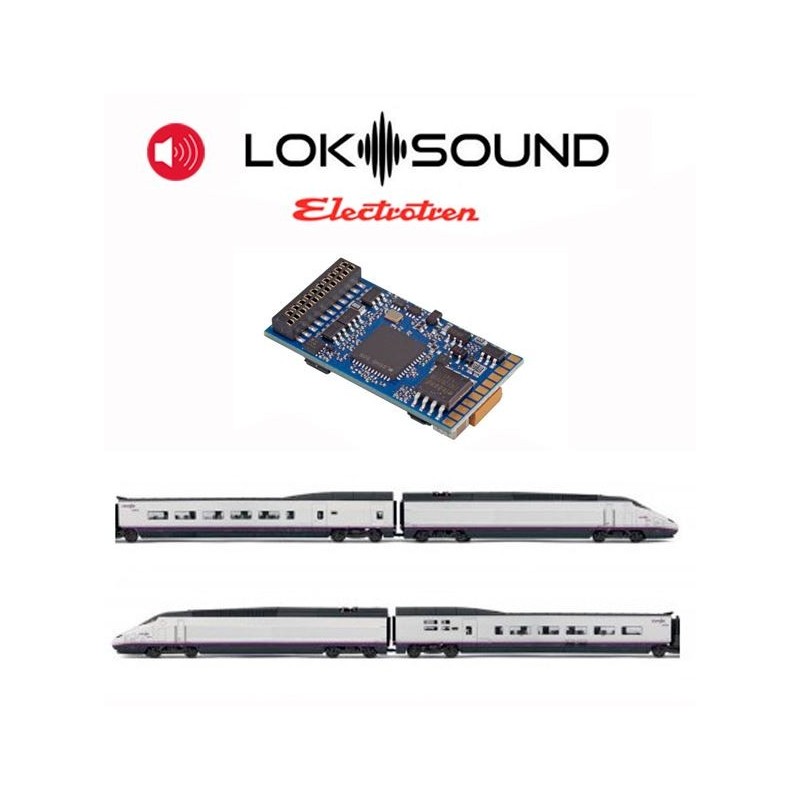Decoder con suono per AVE S-100, RENFE. ELECTROTREN ER301S-S100