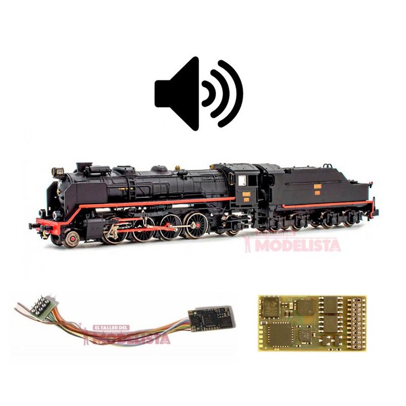 Decoder con suono per il Mikado RENFE, (carbonio). DOEHLER HAAS SD21AMCARBON