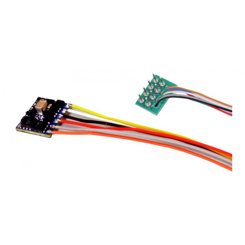 Decoder LokPilot micro V5.0 DCC con 8 pin. ESU 59820