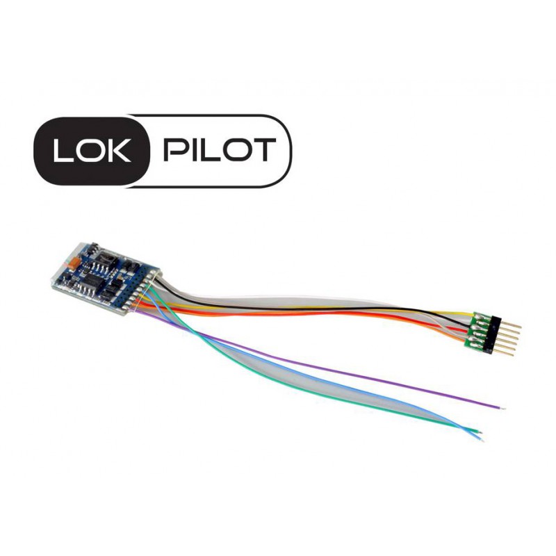Decoder LokPilot V5.0 a 6 pin. DCC. ESU 59626