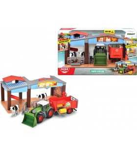 Dickie - Farm Station luci e suoni con trattore cm 30 e accessori