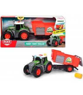 Dickie Fendt Trattore con rimorchio cm. 26 luci e suoni