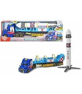 Dickie - Space mission Truck  cm. 41 con parti apribili, luci e suoni, incluso razzo spaziale