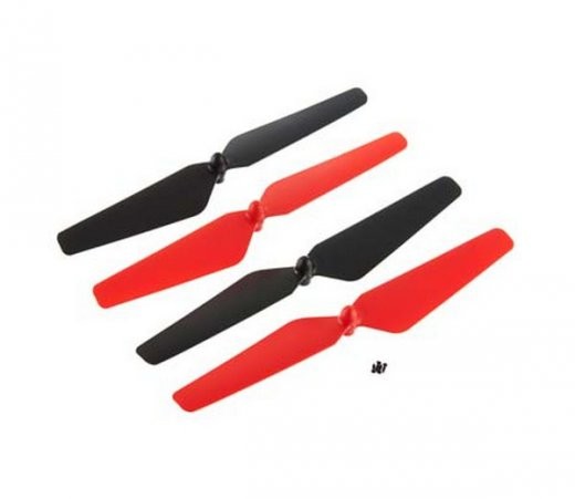 Dromida Set di eliche nero/rosso DIDE1111