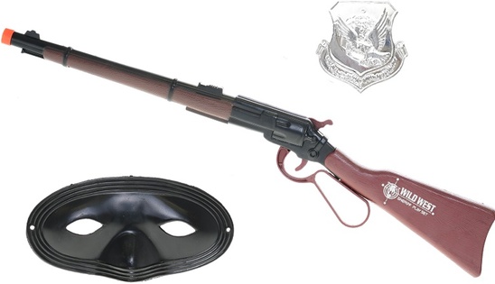 Fucile da cowboy pieghevole da 57 cm con accessori