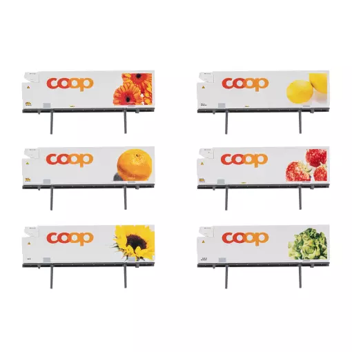 Conteneurs réfrigérés coop® - Minitrix T66583 - N 1/160 - EP. VI