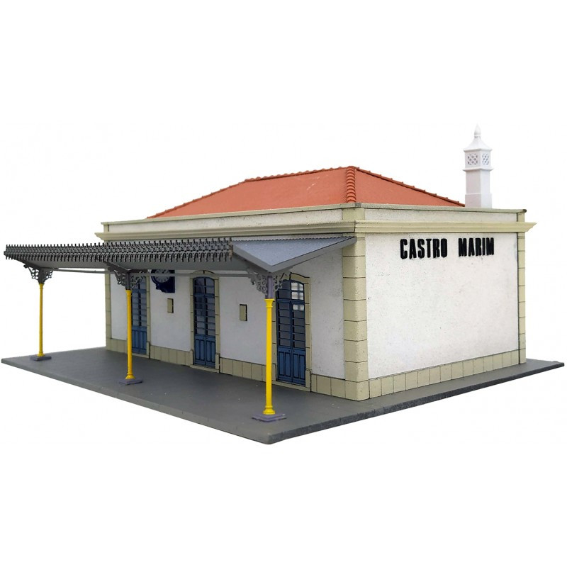 Stazione Sud. Edificio principale. MODELISMO ARTESANAL MA_EF_10_EP