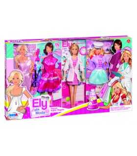 Ely - Alla Moda Playset con 3 Vestiti