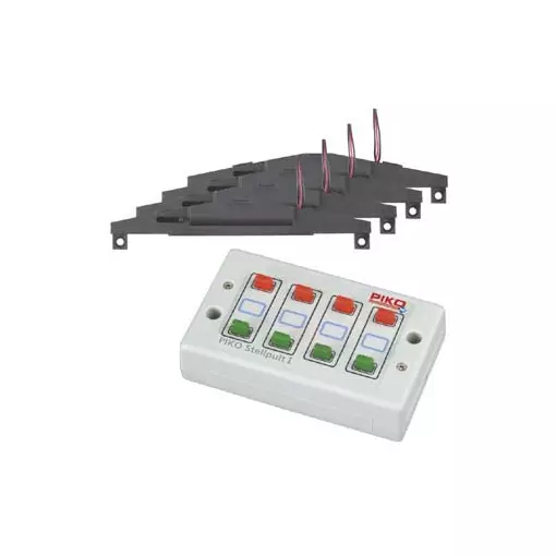 Scatola di comando e 4 motori a punti PIKO 55392 - HO 1/87.