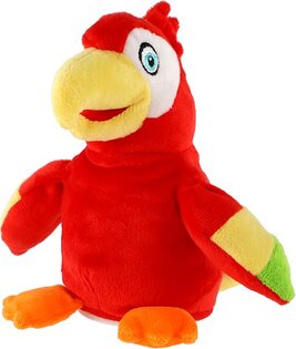 Pappagallo Jaruško che ripete frasi 16 cm a batterie con suono