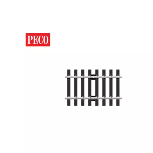 4 Rails de transition code 100 vers code 83 PECO SL116 - 45 mm - HO 1/87