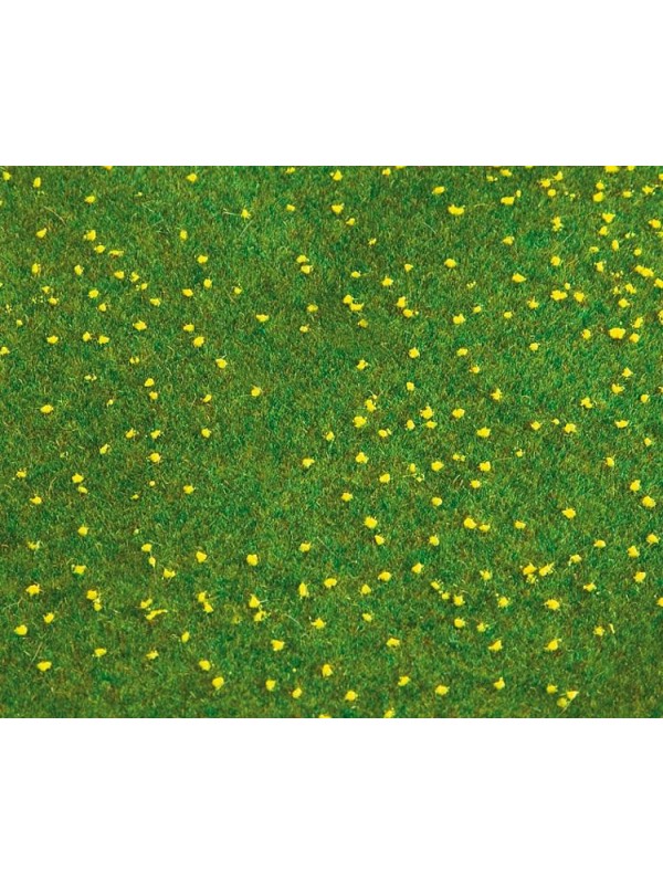 FALLER 180462 Serie Premium - Tappeto fiorito giallo (misura: 210 x 148 x 6 mm)