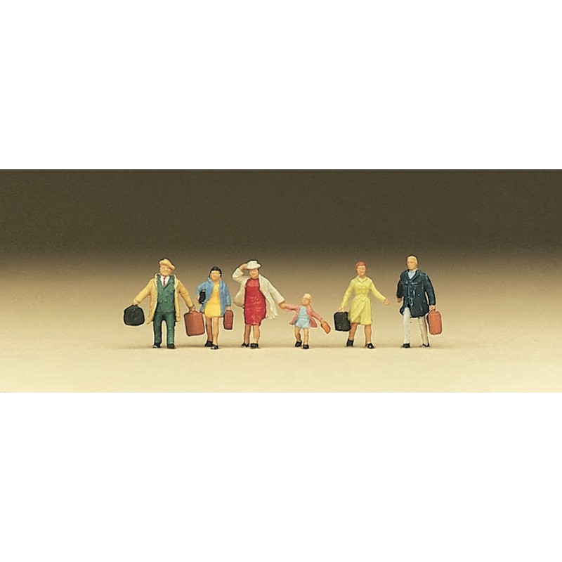 Famiglia con valigie. PREISER 79025