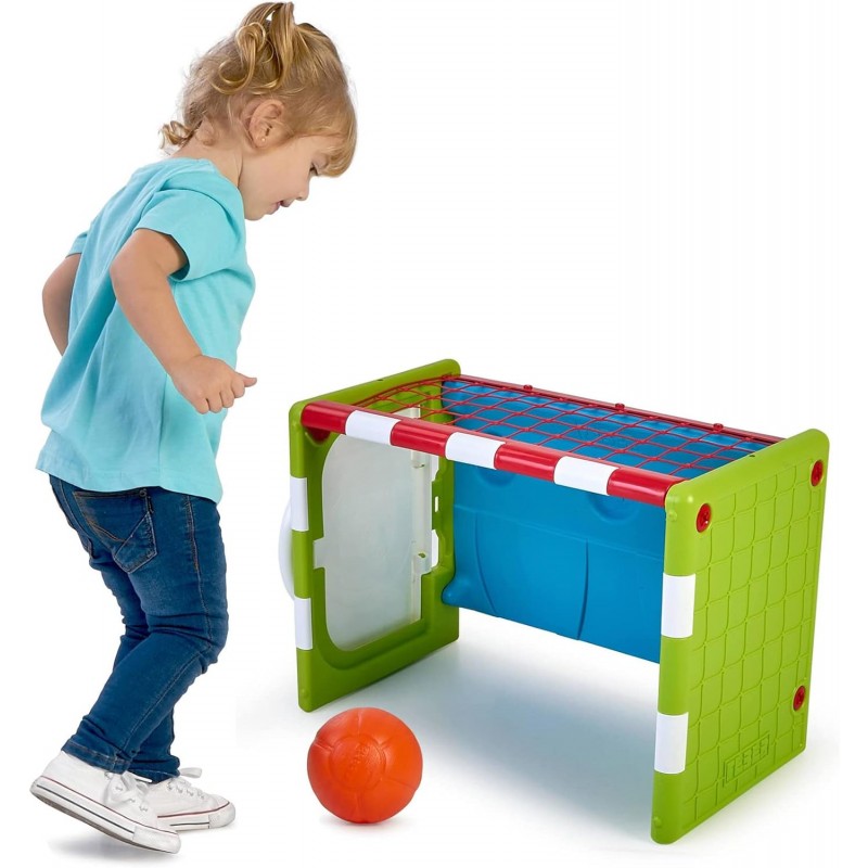 FEBER -  Activity Cube 4 en 1 Golf, Basket, Calcio, Banchetto - FEB03000