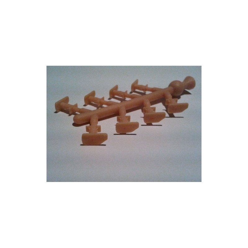 Fermate rettangolari, locomotiva 1900 RENFE. Trenmilitaria H0-MAT-000-0024