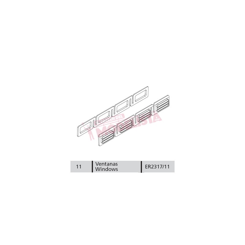 Finestre per RENFE 352. ELECTROTREN - Repuestos ER2317/11