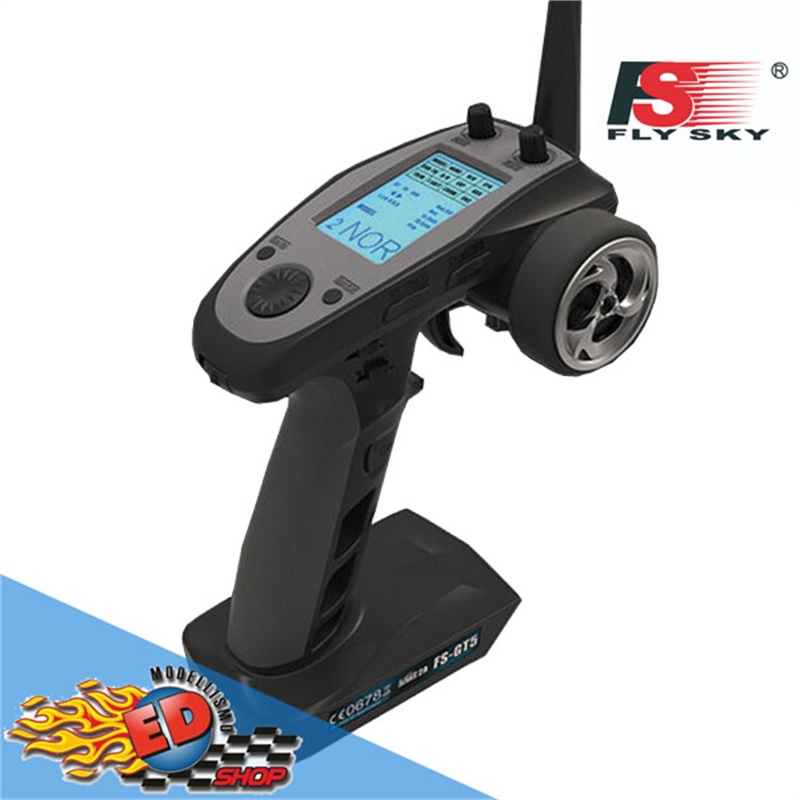 FLY SKY FS-GT5 RX BS6 6CH 2.4ghz Radiocomando a Volantino - [FS600]