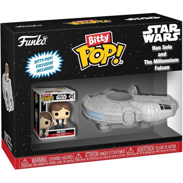 Funko Bitty Pop - Han Solo and The Millennium Falcon - Star Wars