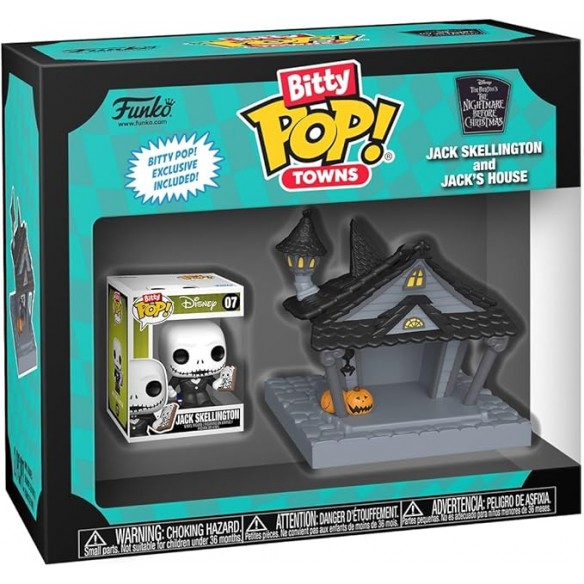 Funko Bitty Pop Towns - Jack Skellington and Jack's House - Nightmare Before Christmas