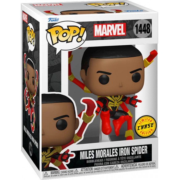 Funko Pop 1448 - Miles Morales Iron Spider - Marvel (Chase)