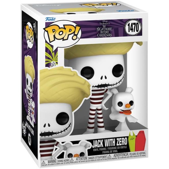 Funko Pop 1470 - Jack with Zero - The Nightmare Before Christmas