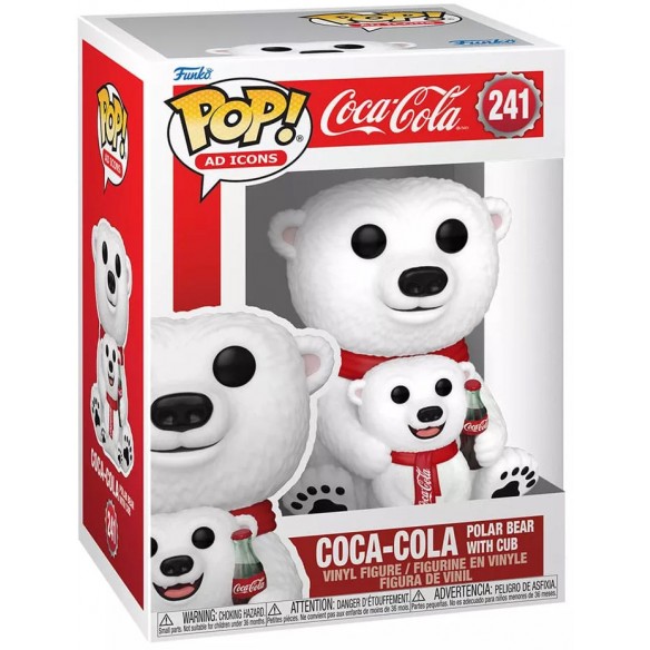 Funko Pop AD Icons 241 - Coca-Cola Polar Bear with Cub - Coca-Cola