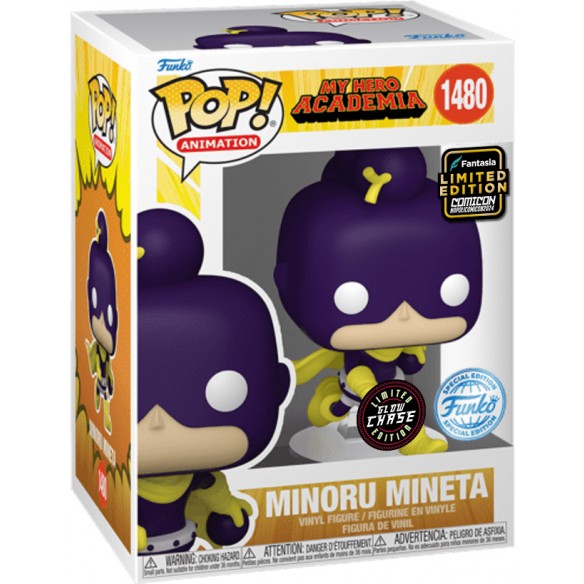 Funko Pop Animation 1480 - Minoru Mineta - My Hero Academia (Glow Chase) (Special Edition) (Fantàsia Limited Napoli 2024)