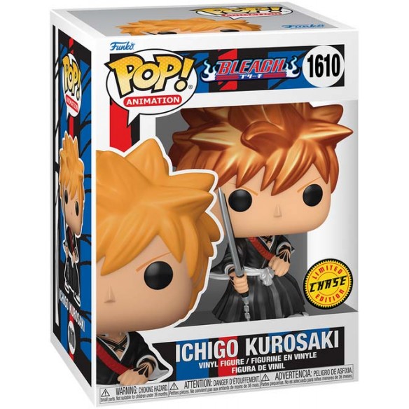 Funko Pop Animation 1610 - Ichigo Kurosaki - Bleach (Chase) (Metallic)