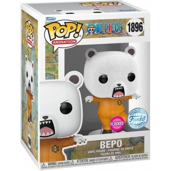 Funko Pop Animation 1896 - Bepo - One Piece (Special Edition) (Flocked)
